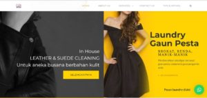 Website Compro untuk Penyedia Jasa Laundry